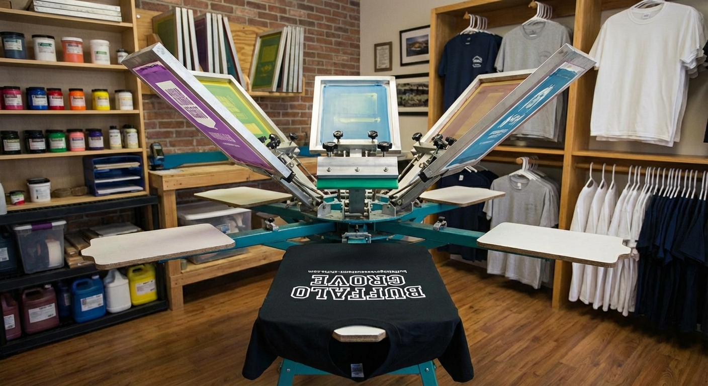 Professional t-shirt printing serving Buffalo Grove businesses